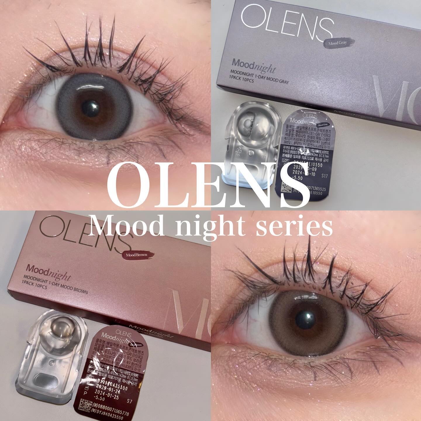 Moodnight 1day/OLENS/ワンデー（１DAY）カラコンを使ったクチコミ（1枚目）