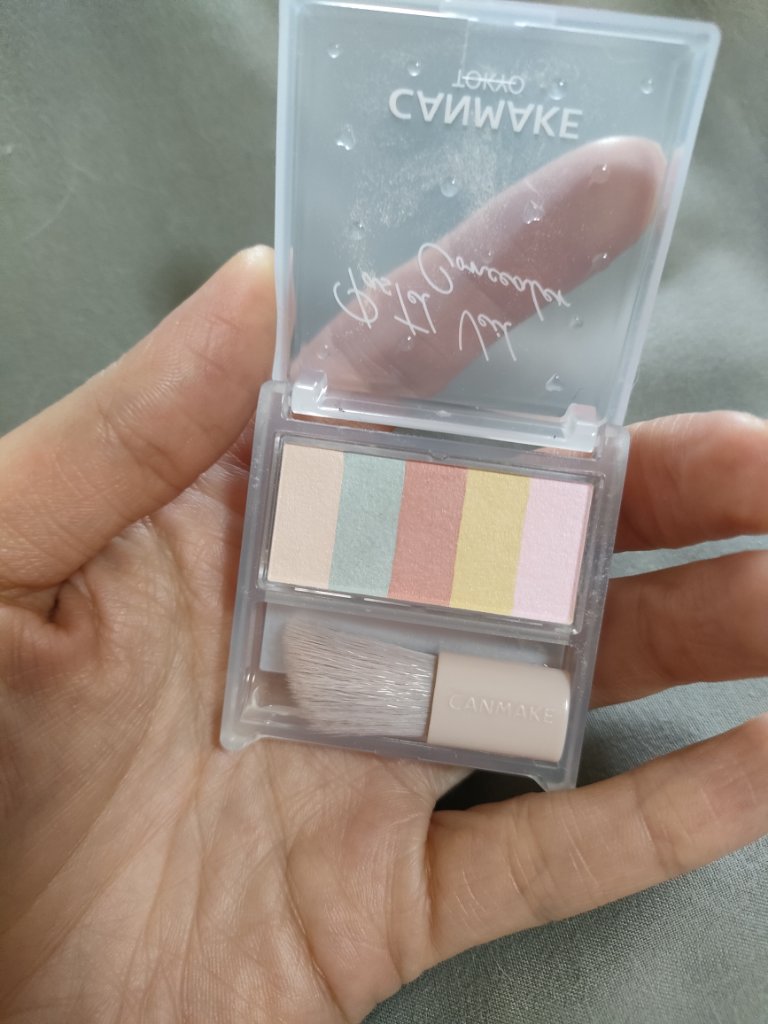 パステルヴェールコンシーラー/キャンメイク/パレットコンシーラーを使ったクチコミ（2枚目）