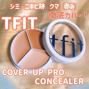 tfit カバーアッププロコンシーラー/TFIT/パレットコンシーラーを使ったクチコミ（1枚目）