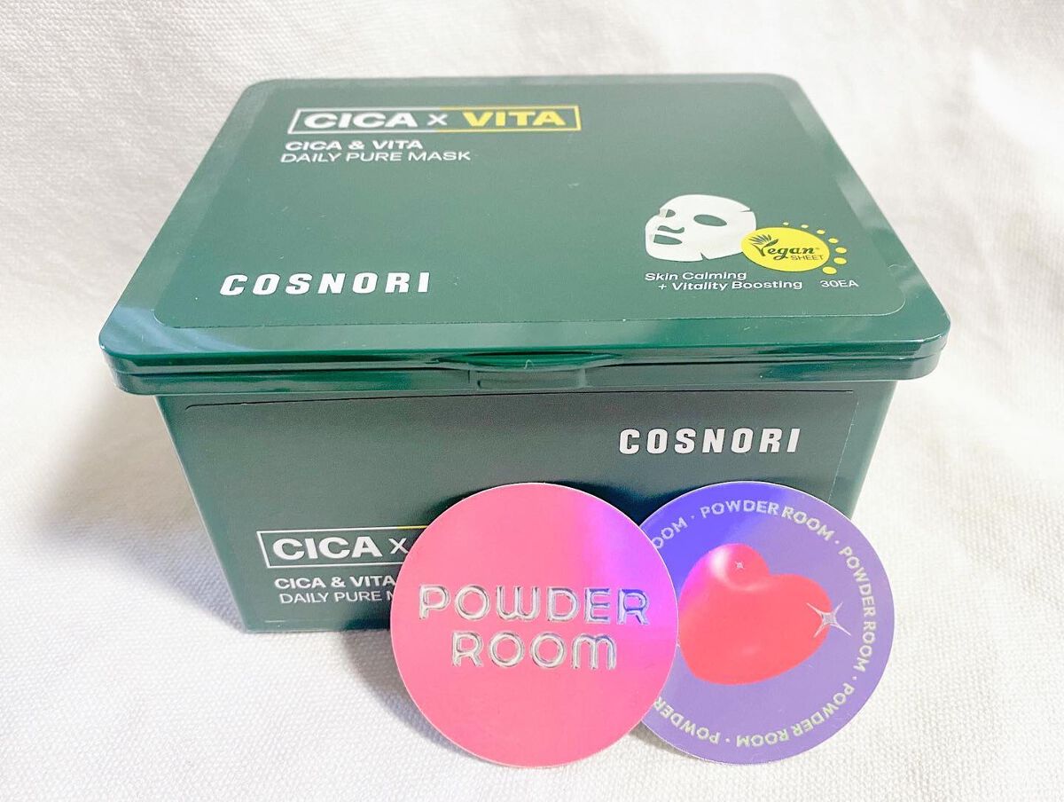 CICA&VITAデイリーマスクパック/COSNORI/シートマスク・パックを使ったクチコミ(6枚目)