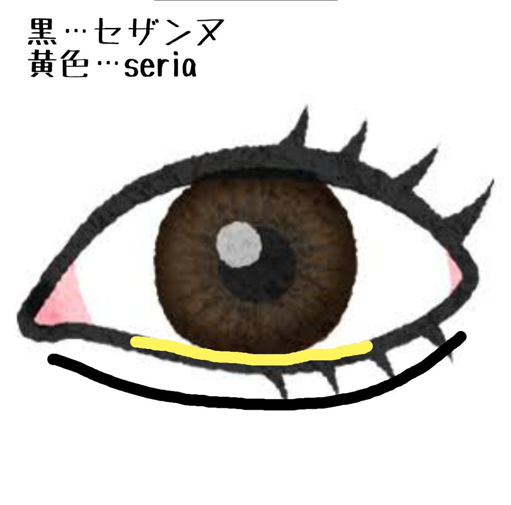 描くふたえアイライナー/CEZANNE/リキッドアイライナーを使ったクチコミ(3枚目)