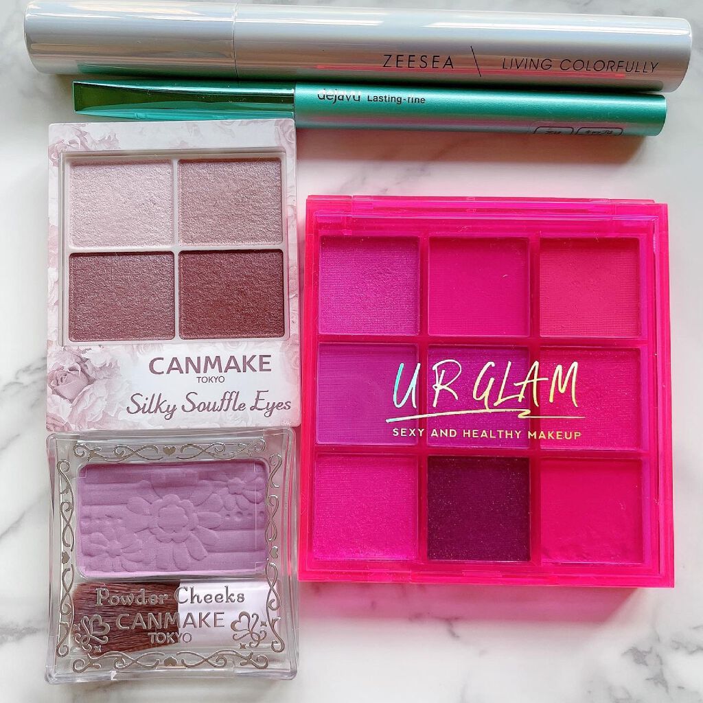 UR GLAM　BLOOMING EYE COLOR PALETTE/U R GLAM/アイシャドウパレットを使ったクチコミ（2枚目）