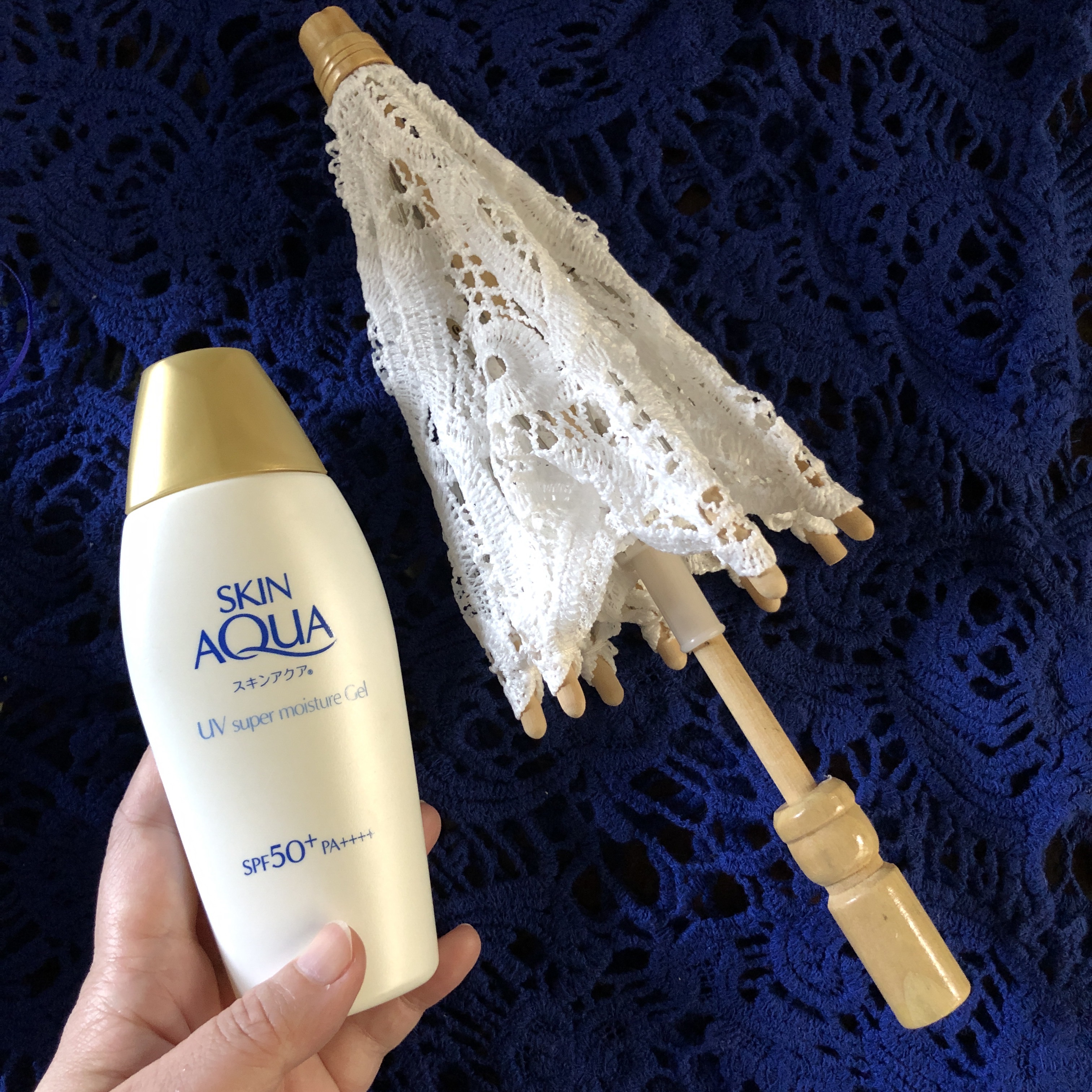 スキンアクア スーパーモイスチャージェル  110g【旧】/スキンアクア/日焼け止めジェルを使ったクチコミ（1枚目）