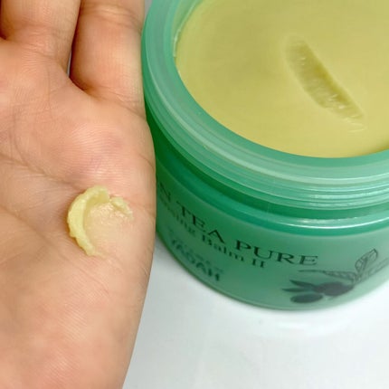 グリーンティーピュアクレンジングバームⅡ/YADAH/クレンジングバームを使ったクチコミ(3枚目)