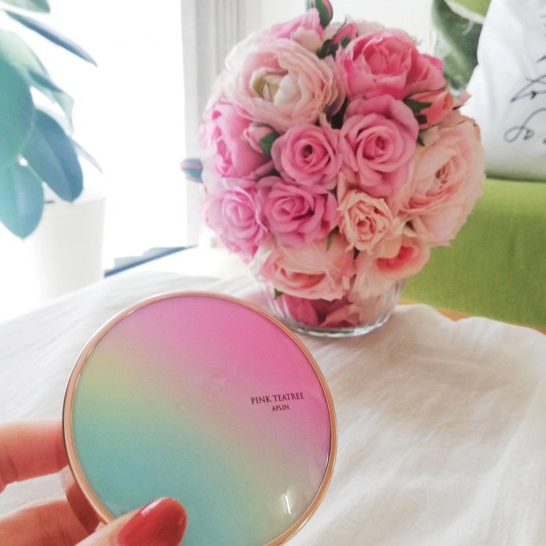 ピンクティーツリーカバークッション/APLIN/クッションファンデーションを使ったクチコミ(2枚目)