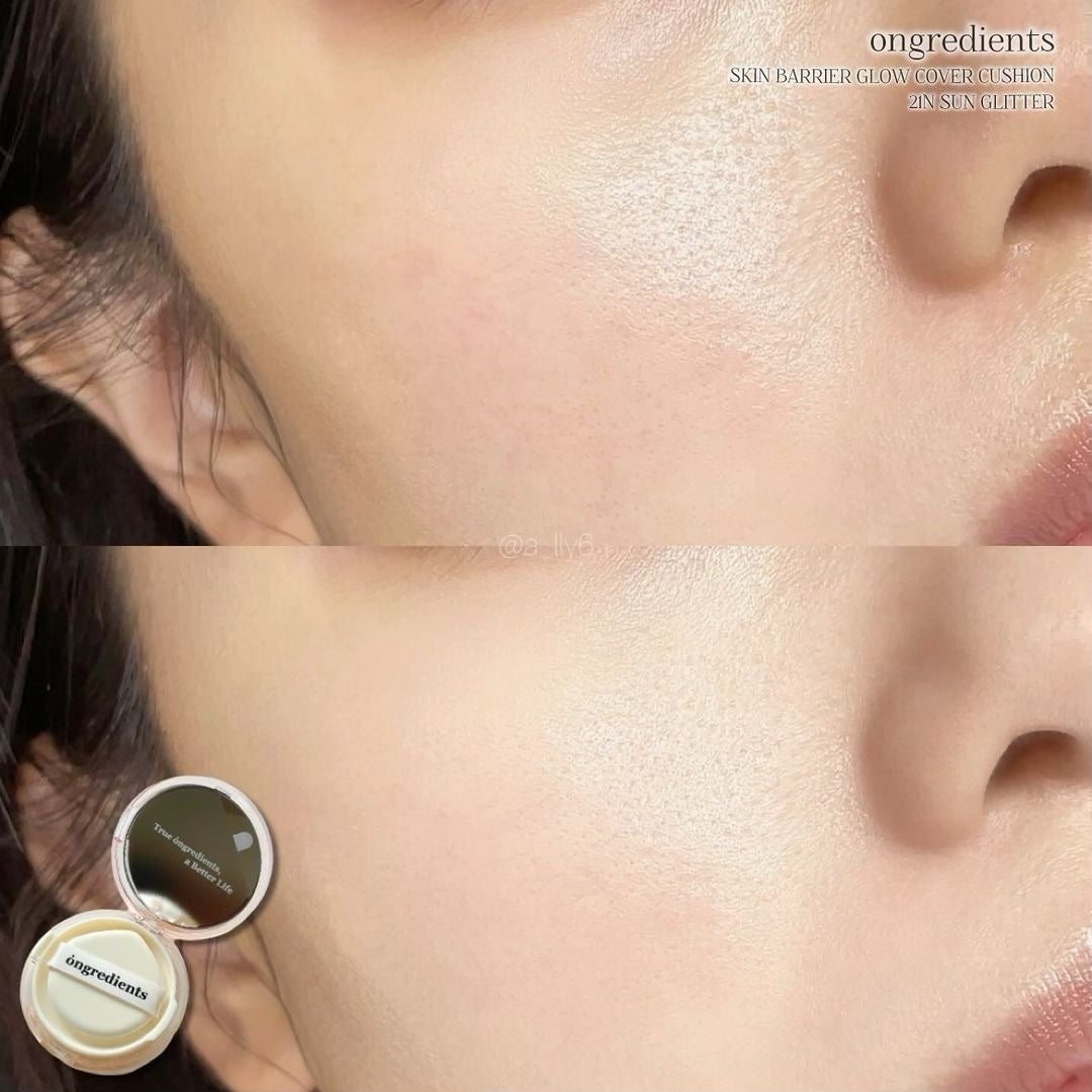 スキンバリアグロウカバークッション/Ongredients/クッションファンデーションを使ったクチコミ(5枚目)
