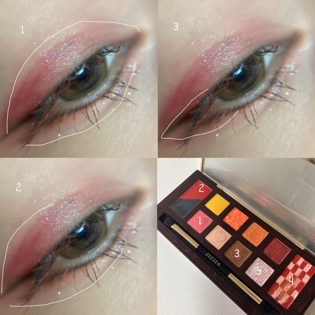 ダイヤモンドシリーズ カラーマスカラ/ZEESEA/マスカラを使ったクチコミ（2枚目）