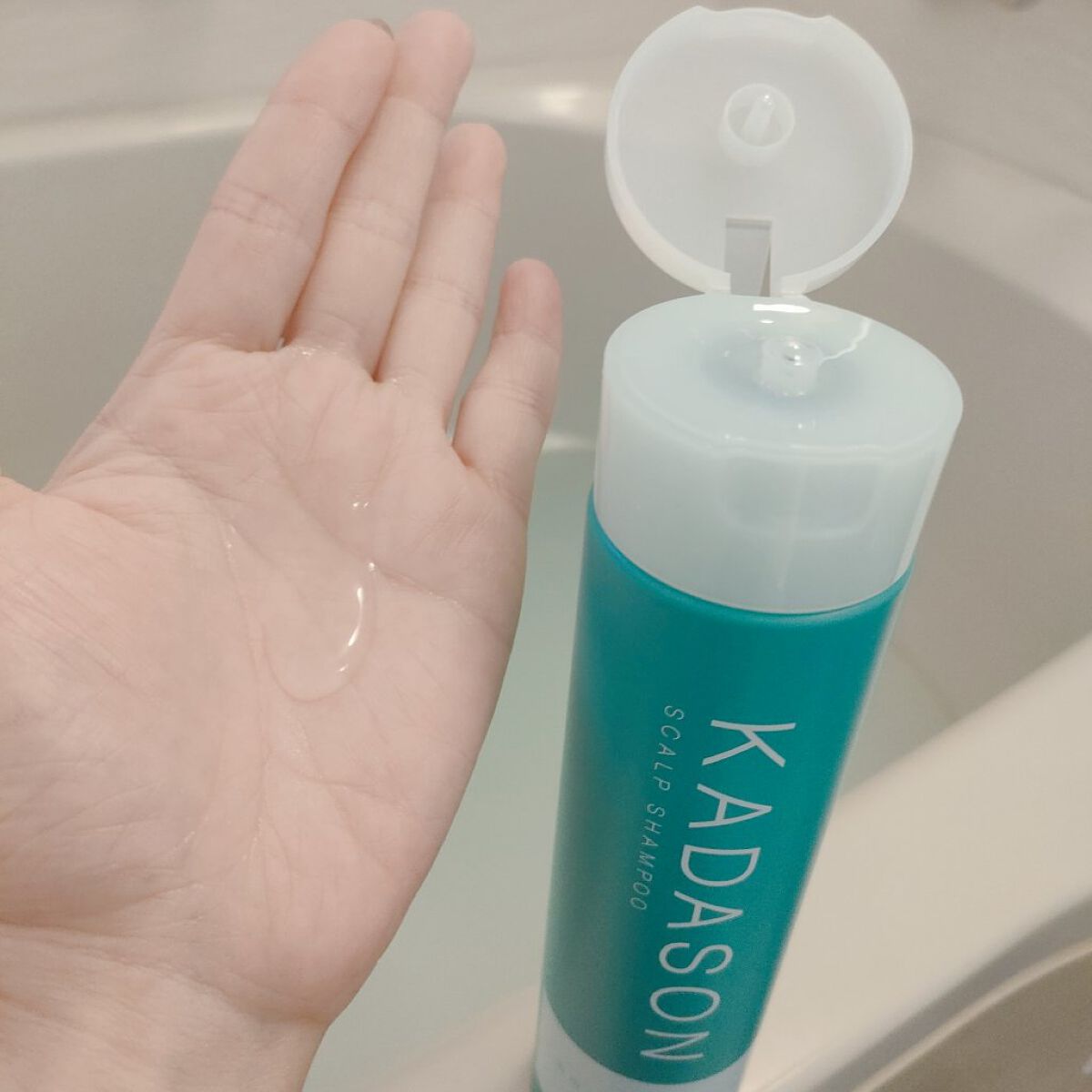 薬用スカルプシャンプー/トリートメント/KADASON (カダソン)/市販シャンプーを使ったクチコミ（2枚目）