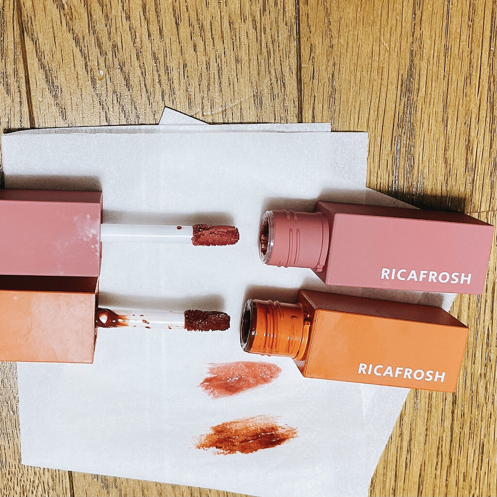 ジューシーリブティント/RICAFROSH/リップティントを使ったクチコミ（2枚目）