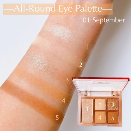 オールラウンドアイパレット/hince/マルチパレットを使ったクチコミ(4枚目)