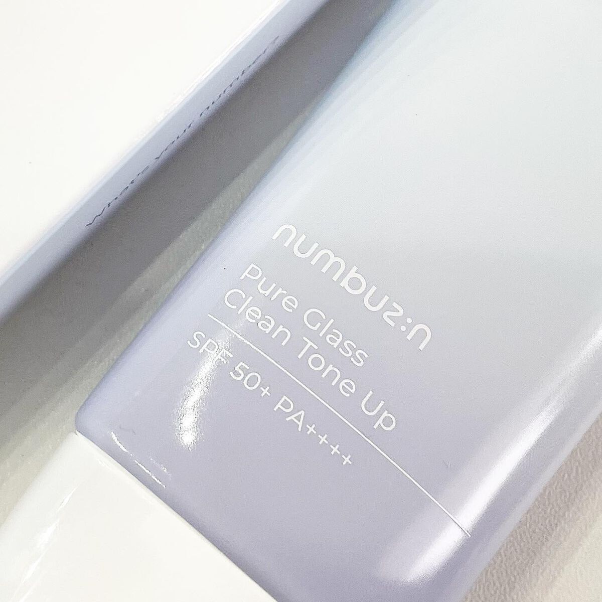 1番 ガラス玉トーンアップクリーム/numbuzin/日焼け止めクリームを使ったクチコミ(1枚目)
