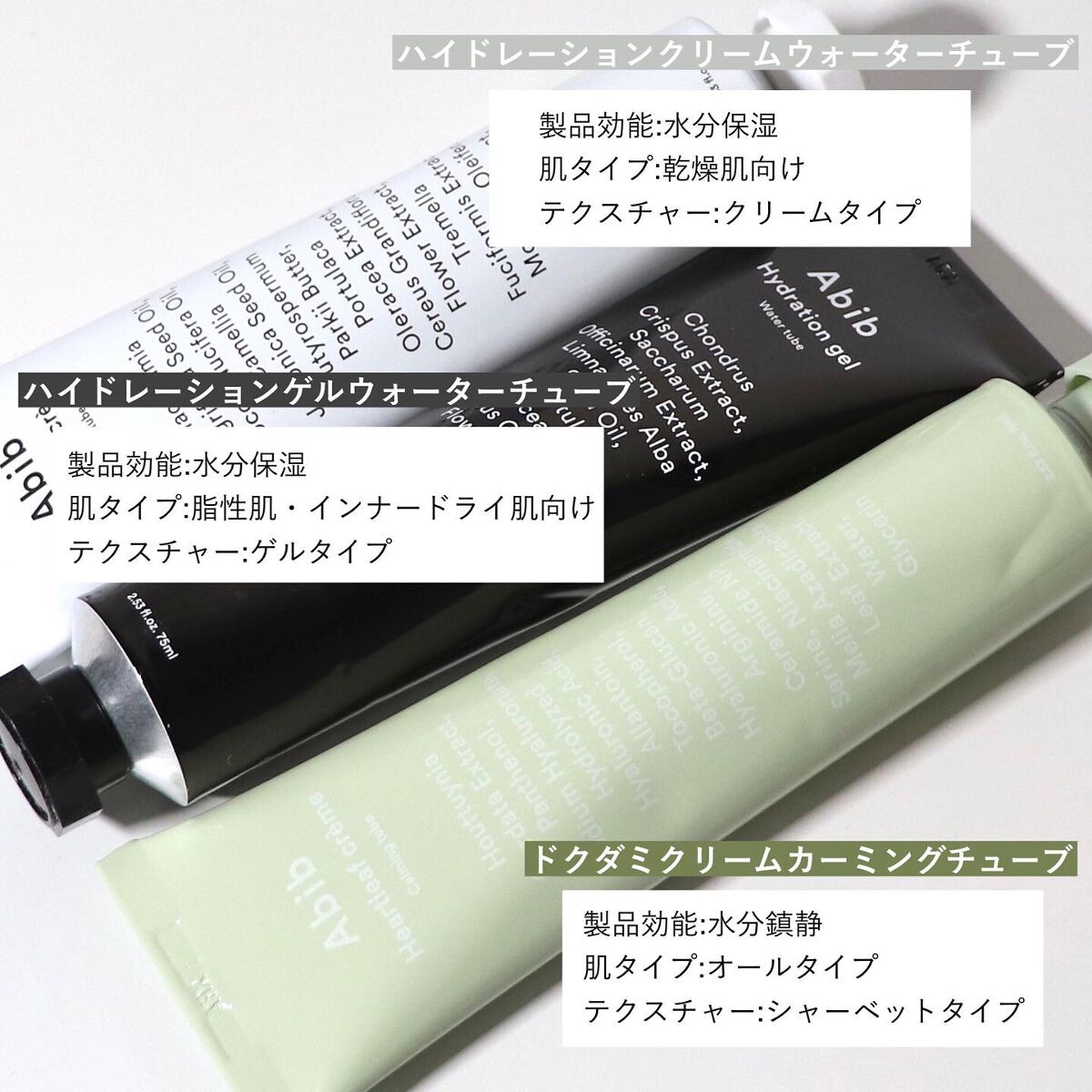 HYDRATION GEL WATER TUBE/Abib /フェイスクリームを使ったクチコミ（2枚目）