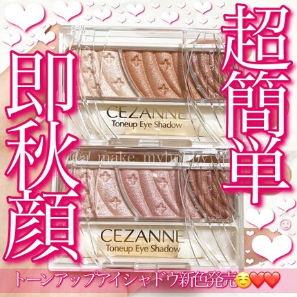 トーンアップアイシャドウ/CEZANNE/アイシャドウパレットを使ったクチコミ(1枚目)