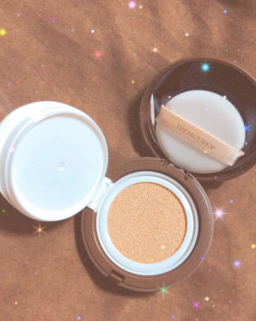 ディズニーCCロングラスティングクッション/THE FACE SHOP/クッションファンデーションを使ったクチコミ(3枚目)