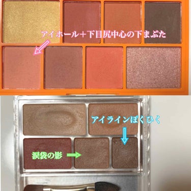 ミニチョコレートアイシャドウパレット チョコオレンジ/MAKEUP REVOLUTION/アイシャドウパレットの画像