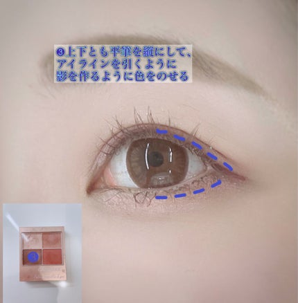 シルキースフレアイズ(マットタイプ)/キャンメイク/アイシャドウパレットを使ったクチコミ(4枚目)