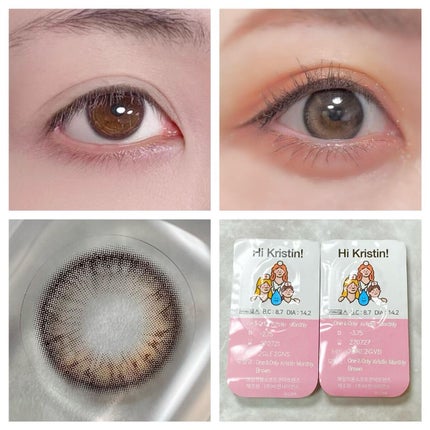 One & Only Kristin/Hapa kristin/カラーコンタクトレンズを使ったクチコミ(2枚目)