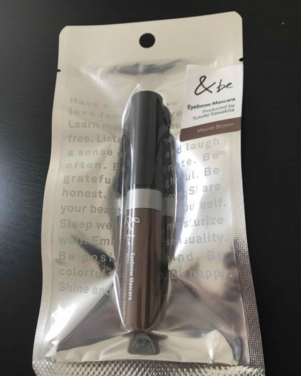 アイブロウマスカラ/&be/眉マスカラを使ったクチコミ(1枚目)