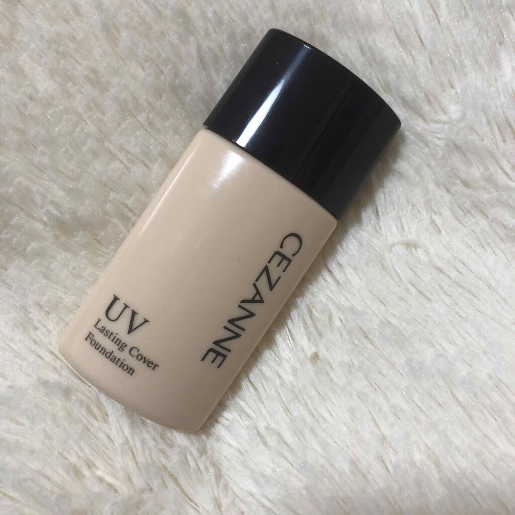 ラスティングカバーファンデーション 10 明るいオークル系/CEZANNE/リキッドファンデーションを使ったクチコミ（1枚目）