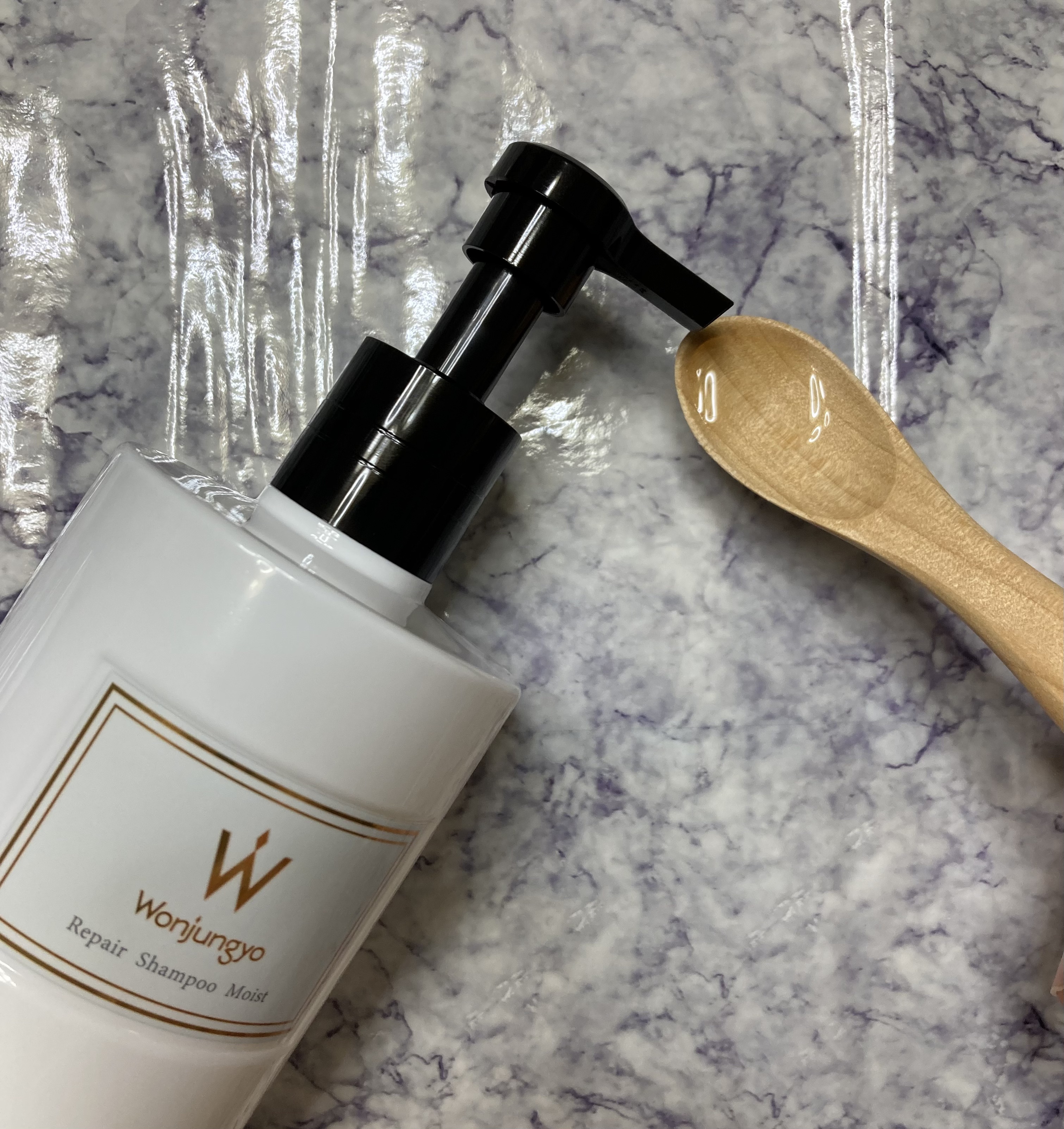 ウォンジョンヨ リペアシャンプー モイスト／リペアトリートメント モイスト/Wonjungyo/市販シャンプーを使ったクチコミ（2枚目）