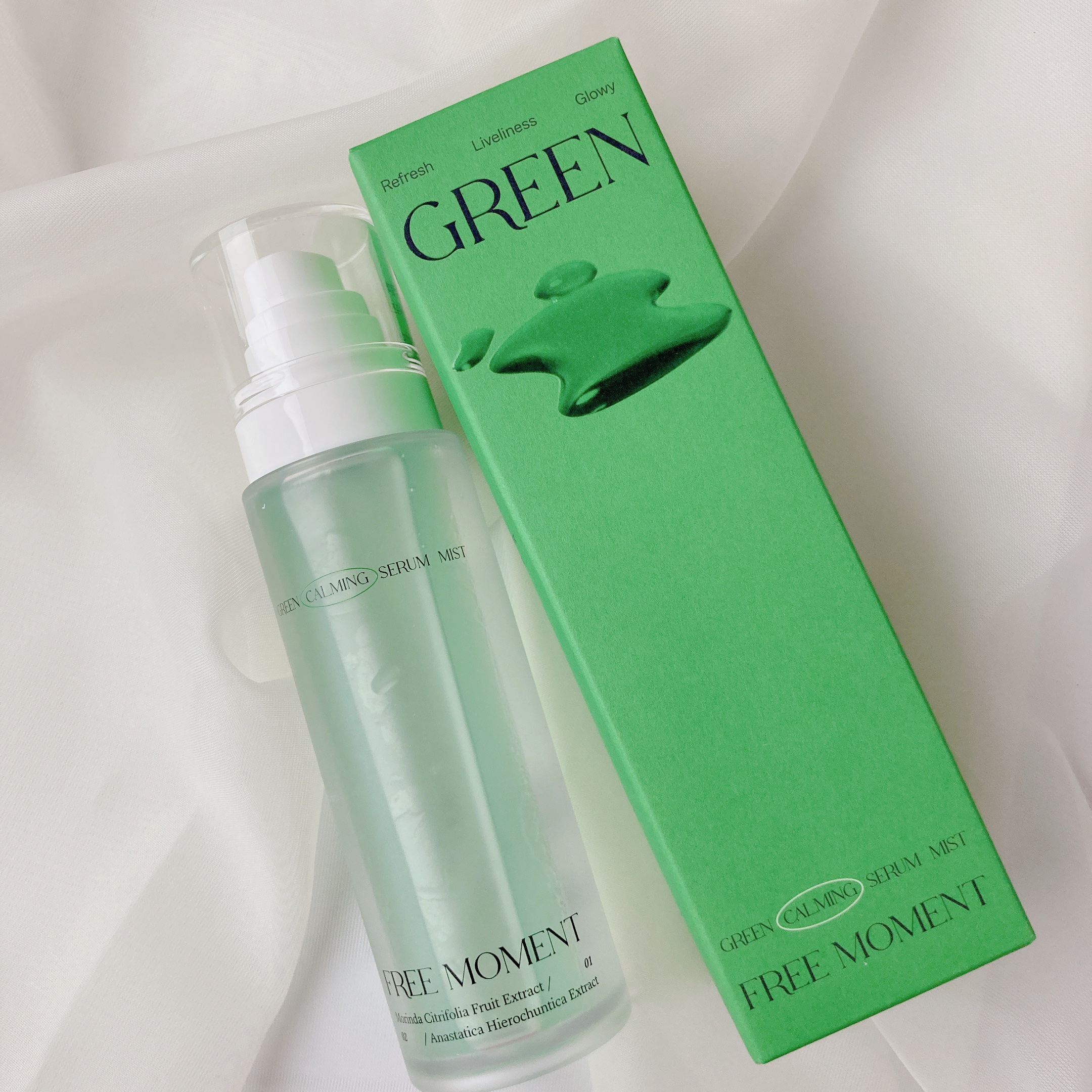 グリーンカーミングセラムミスト/Free Moment /ミスト状化粧水を使ったクチコミ（2枚目）
