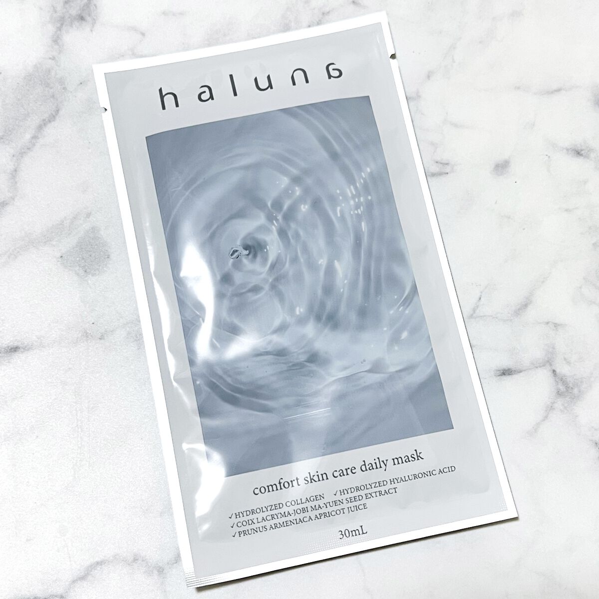 haluna コンフォートスキンケア デイリーフェイスマスクのクチコミ「＊ハルナ コンフォートスキンケア 
デイリーフェイスマスク
*——–*——–*——–*——–*.....」（2枚目）