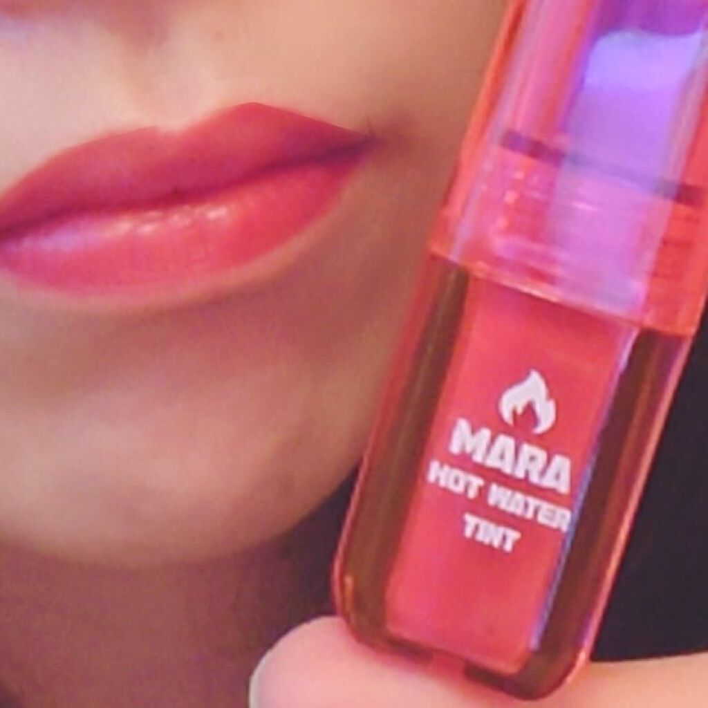 マーラーホットウォーターティント/BLACK ROUGE/リップティントを使ったクチコミ（2枚目）