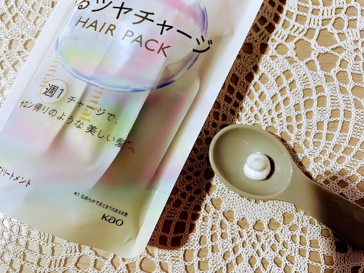 ザビューティ うるツヤチャージヘアパック/エッセンシャル/ヘアマスク・ヘアパックを使ったクチコミ(3枚目)