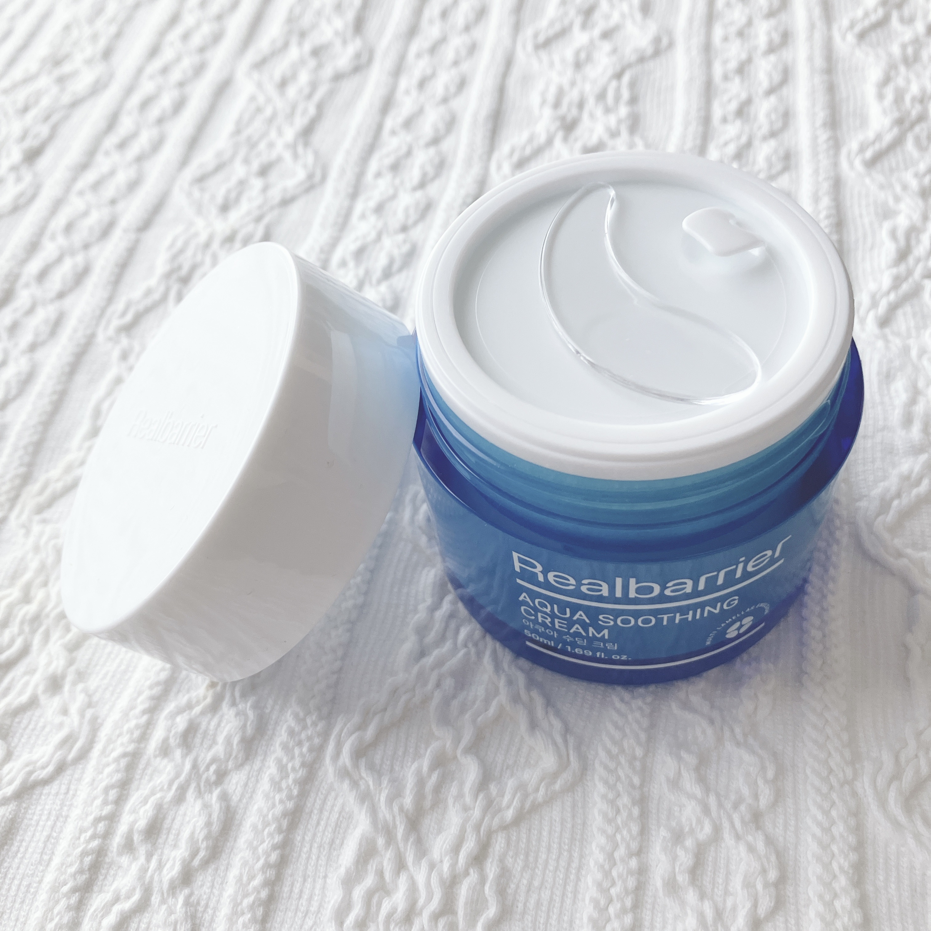 アクアスージングクリーム/Real Barrier/フェイスクリームを使ったクチコミ（2枚目）