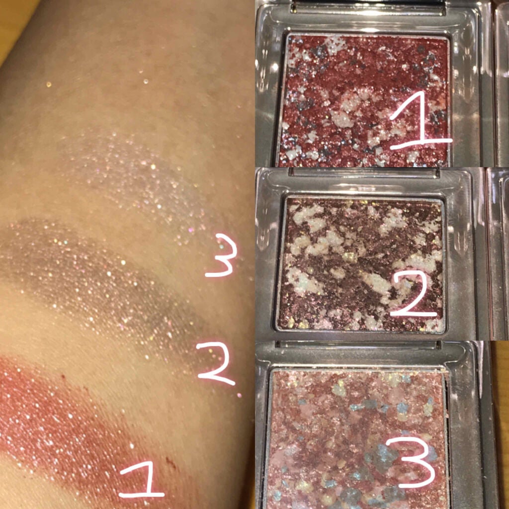 グリッタープリズム シャドウ/MISSHA/グリッターを使ったクチコミ(2枚目)