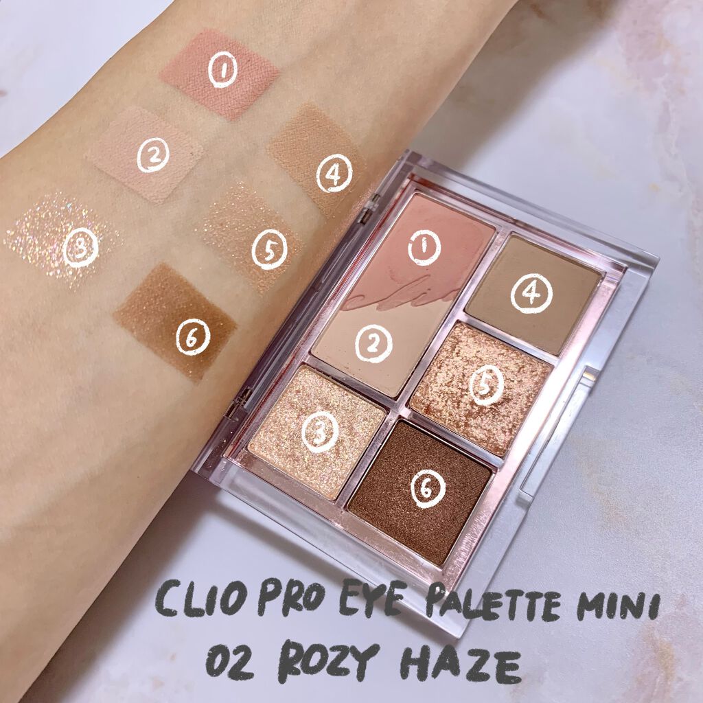 プロ アイパレット ミニ/CLIO/アイシャドウパレットを使ったクチコミ(2枚目)