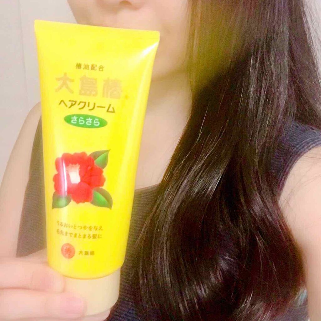 ヘアクリーム さらさら/大島椿/ヘアワックス・クリームを使ったクチコミ(3枚目)