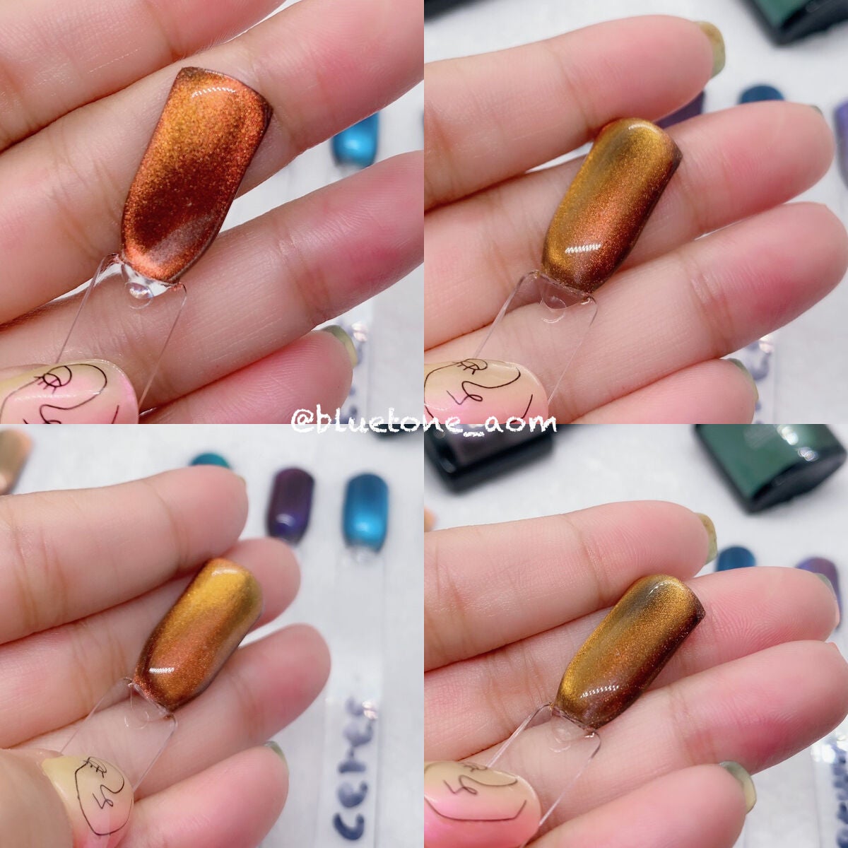 9D プラネタリージェムズ マグネットジェル/cocoronail/ジェルネイルを使ったクチコミ(3枚目)