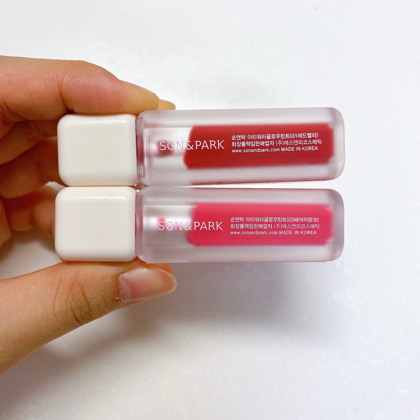 Arti Water Glow Tint/SON&PARK/口紅を使ったクチコミ(1枚目)