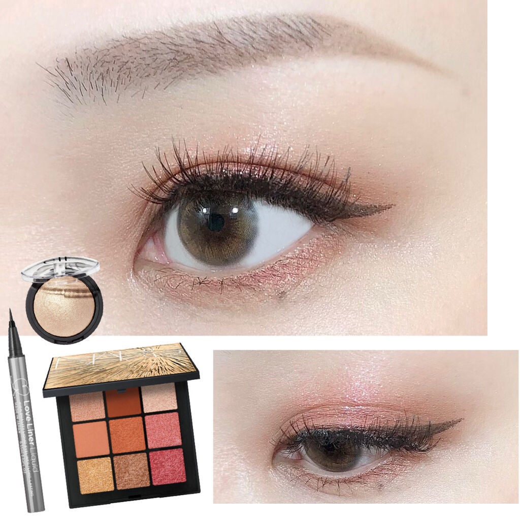 AYA on LIPS 「.#今日のメイクキラキラリーーン🥺✨最近赤系のメイクが好き❤..」(1枚目)