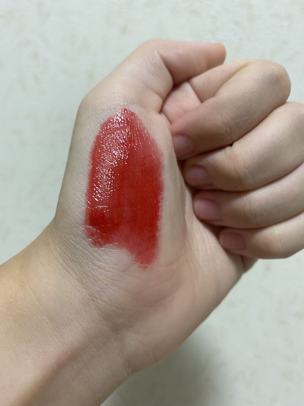 ジューシーラスティングティント/rom&nd/リップティントを使ったクチコミ（2枚目）