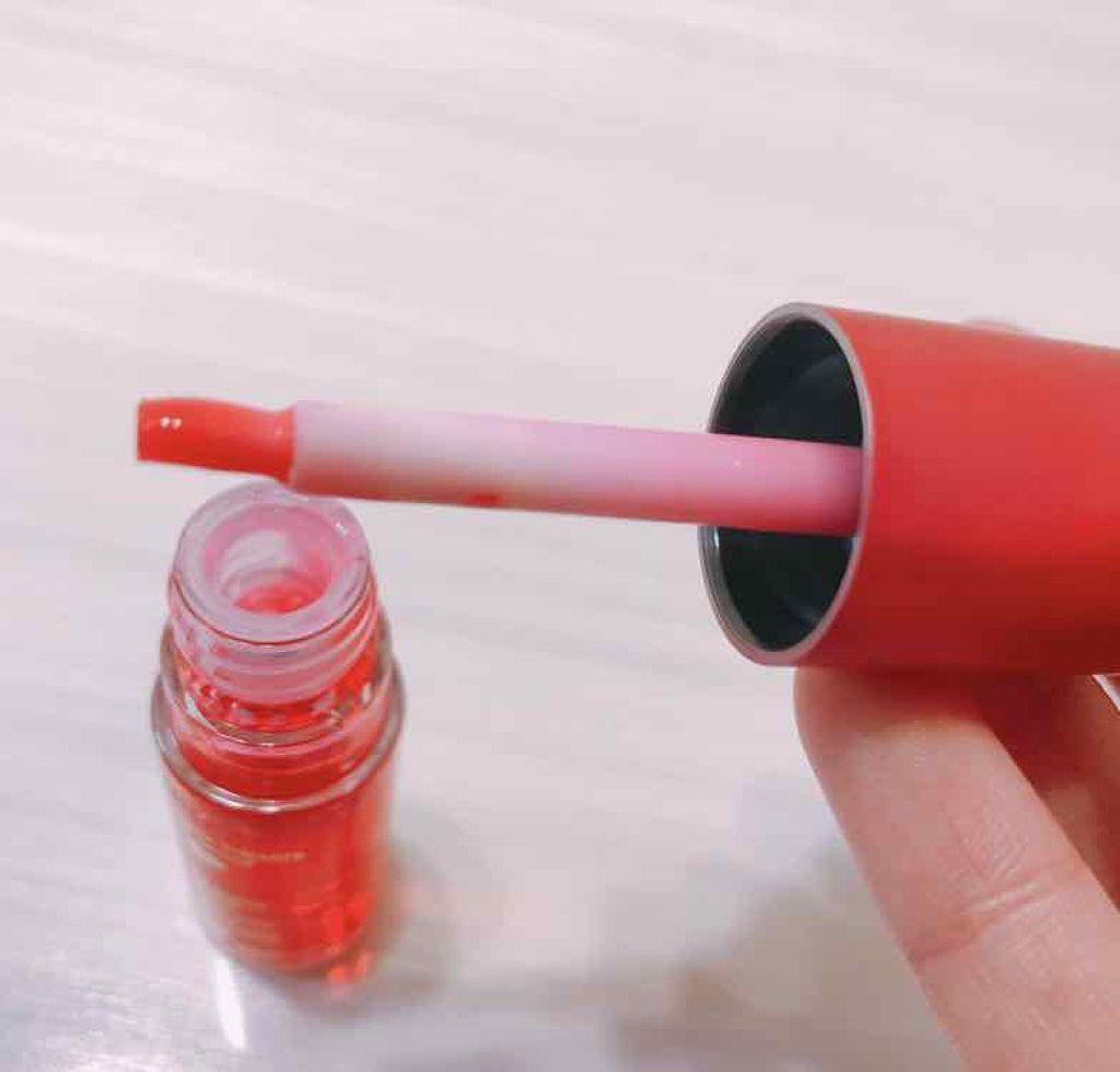 ウォーターリップ ステイン/CLARINS/リップグロスを使ったクチコミ（2枚目）