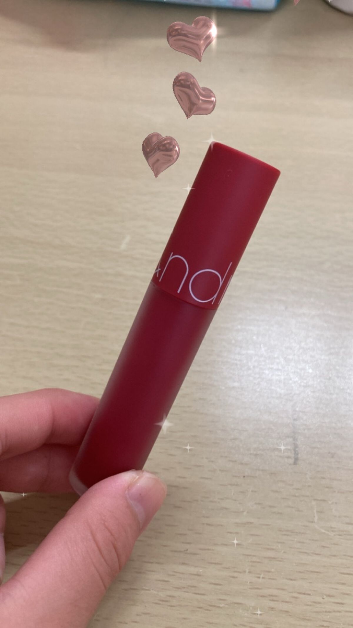 ゼロベルベットティント/rom&nd/リップティントを使ったクチコミ(1枚目)