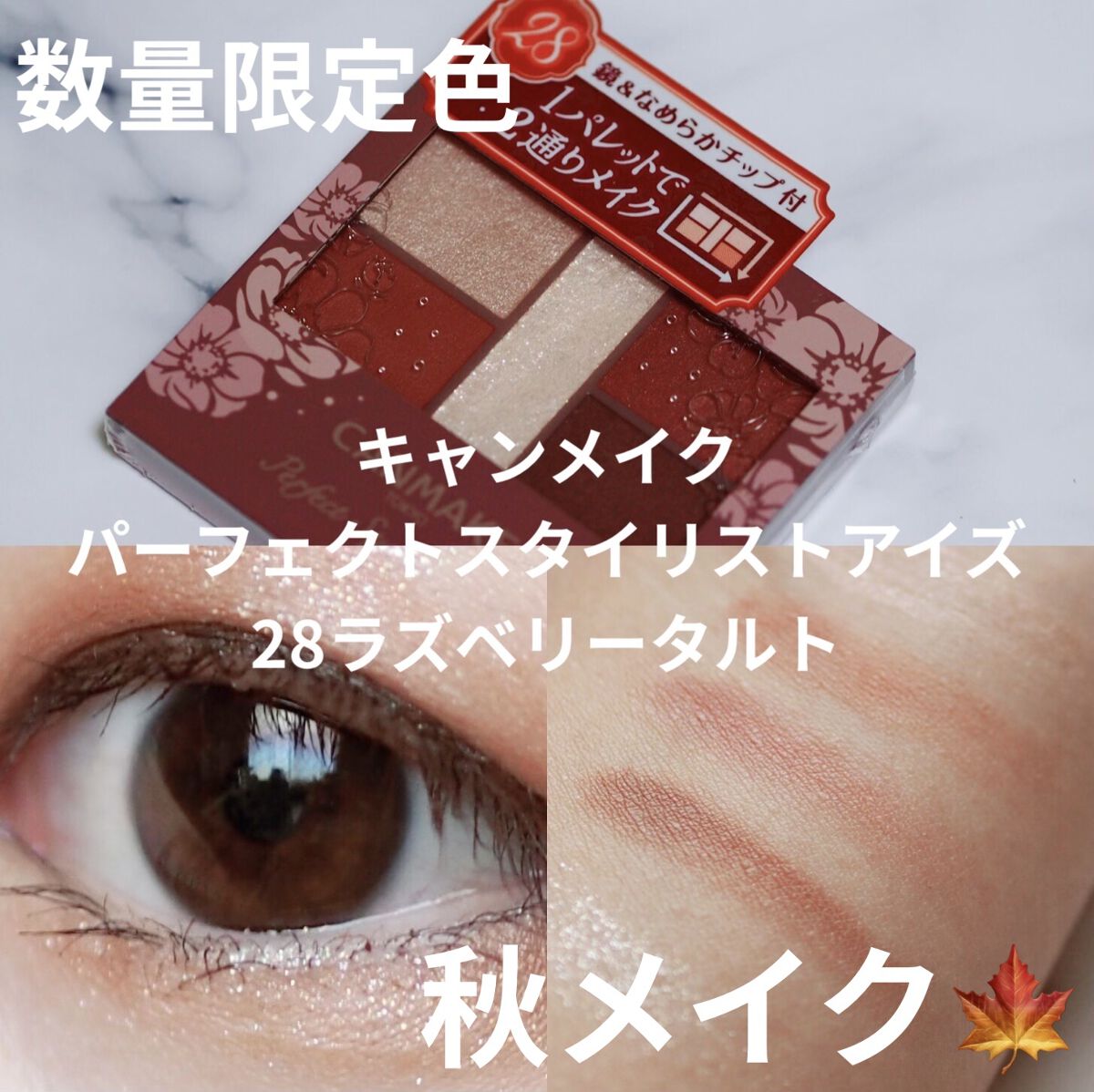 パーフェクトスタイリストアイズ/キャンメイク/アイシャドウパレットを使ったクチコミ（1枚目）