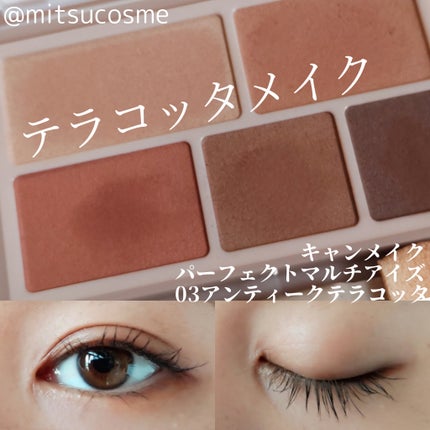 パーフェクトマルチアイズ/キャンメイク/アイシャドウパレットを使ったクチコミ(1枚目)
