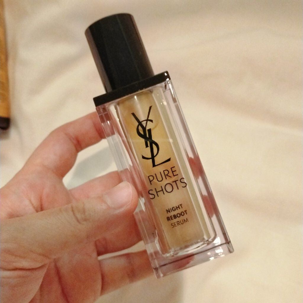 ピュアショット ナイト リチャージセラム/YVES SAINT LAURENT BEAUTE/美容液を使ったクチコミ(2枚目)