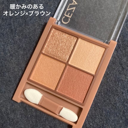 ビタートーンアイシャドウ/CEZANNE/パウダーアイシャドウを使ったクチコミ(2枚目)