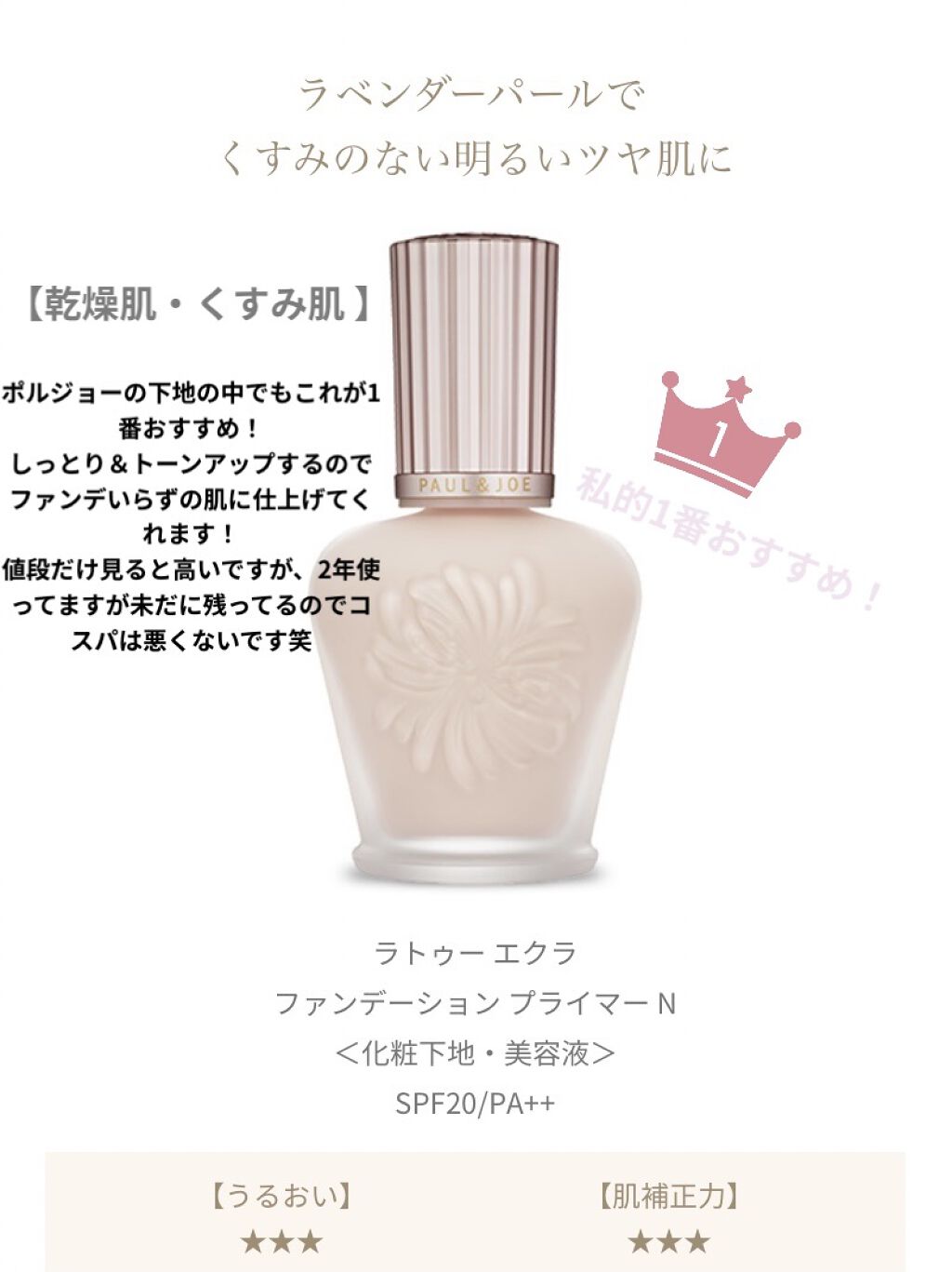 メーキャップ カラーベース パールホワイト/Koh Gen Do/化粧下地を使ったクチコミ（2枚目）