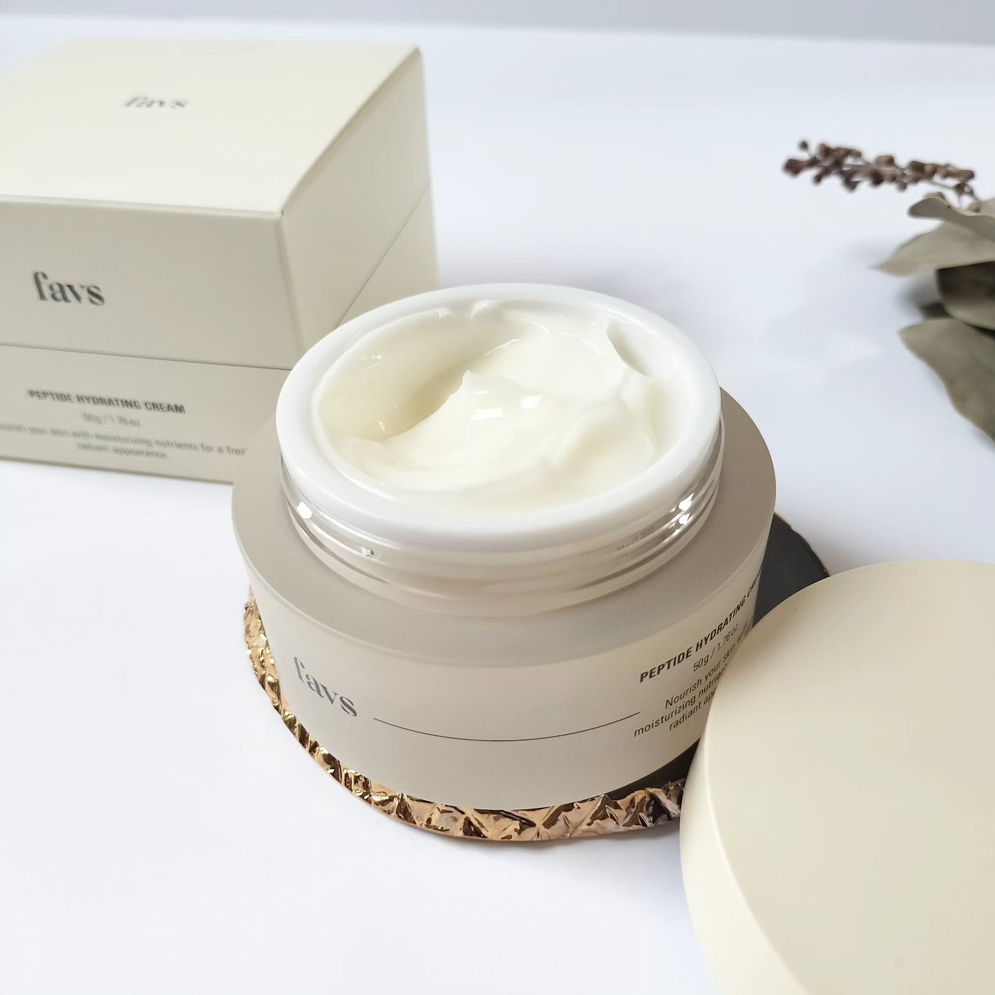 ペプチドハイドレーティングクリーム/favs/フェイスクリームを使ったクチコミ（2枚目）