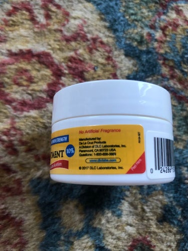 De La Cruz SULFUR OINTMENTのクチコミ「De La Cruz
SULFUR OINTMENT

iHerbで購入した硫黄が10%配合さ.....」（2枚目）