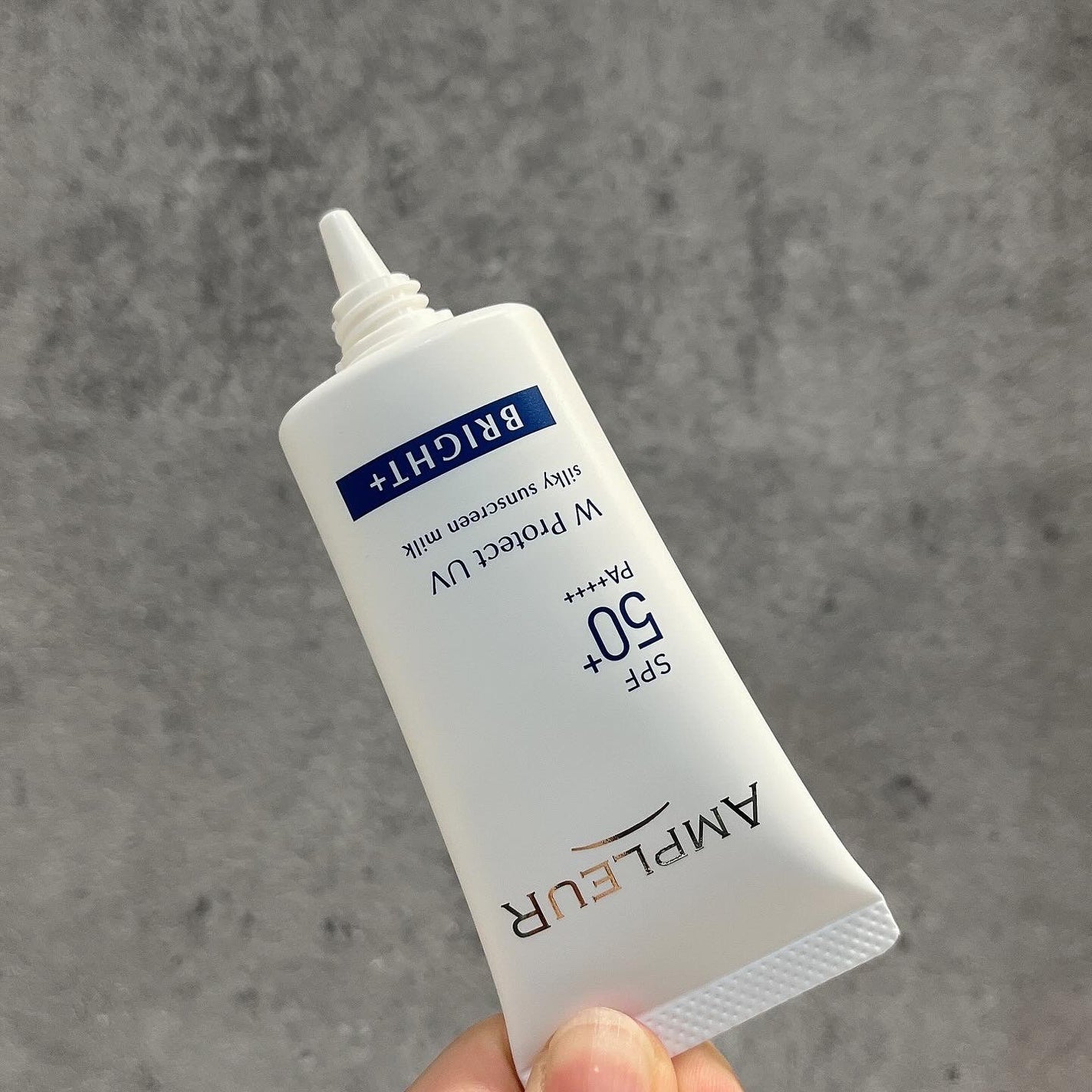 アンプルール WプロテクトUV ブライト+/アンプルール/日焼け止めミルクを使ったクチコミ(2枚目)