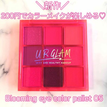 UR GLAM　BLOOMING EYE COLOR PALETTE/U R GLAM/パウダーアイシャドウを使ったクチコミ（1枚目）