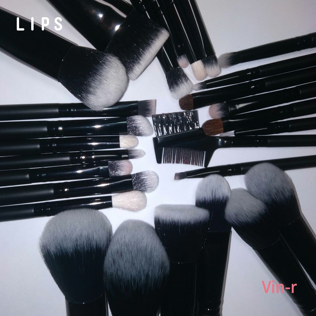 27 Pieces Makeup Brush Set/DUcare/メイクブラシを使ったクチコミ(2枚目)