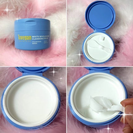 カラーフードシリーズホワイトホールサムクレンジングバーム/Tovegan/クレンジングバームを使ったクチコミ(2枚目)