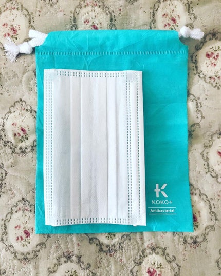 KOKO+(ココタス) Dew(R)使用 不織布の巾着/KAWAGUCHI/マスクを使ったクチコミ(3枚目)